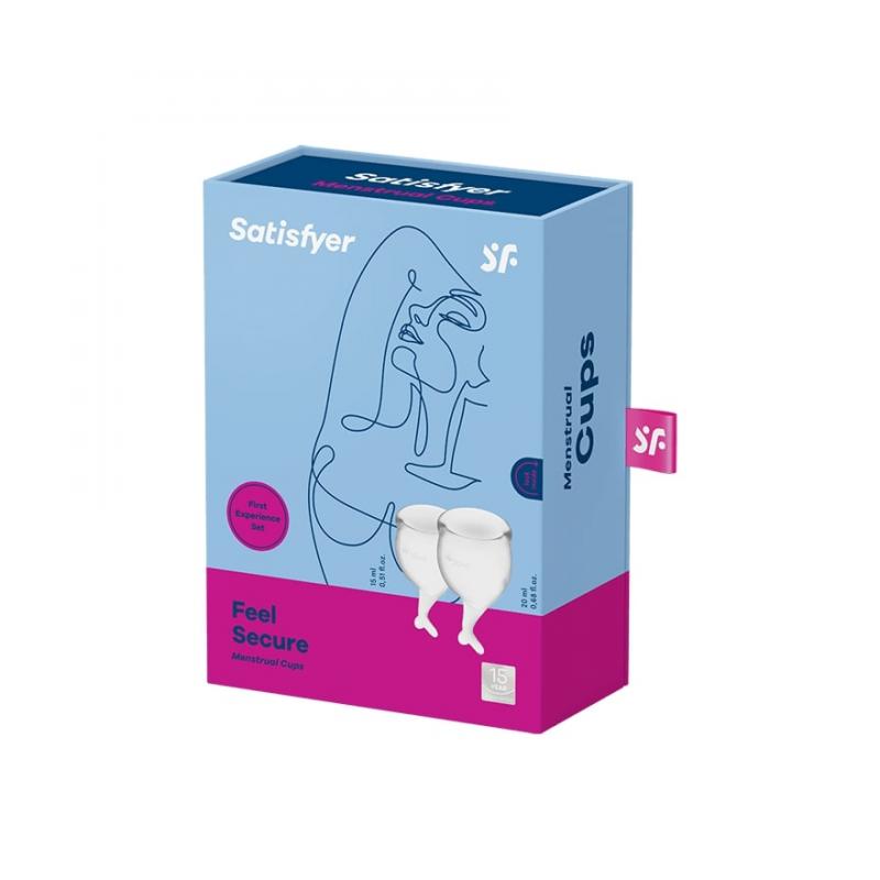 Feel Secure Menstrual Cup Set - Transparent - UABDSM