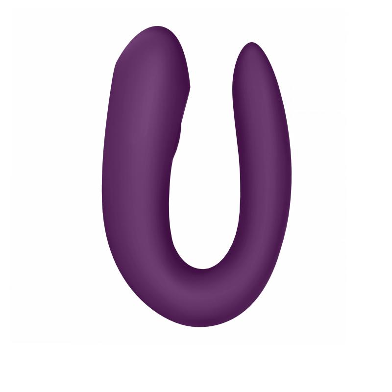 Satisfyer Double Joy Couples Vibrator- Purple - UABDSM