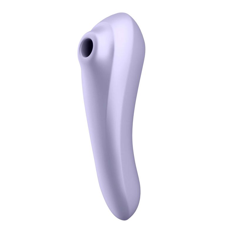 Dual Pleasure Sucking Vibrator - Mauve - UABDSM