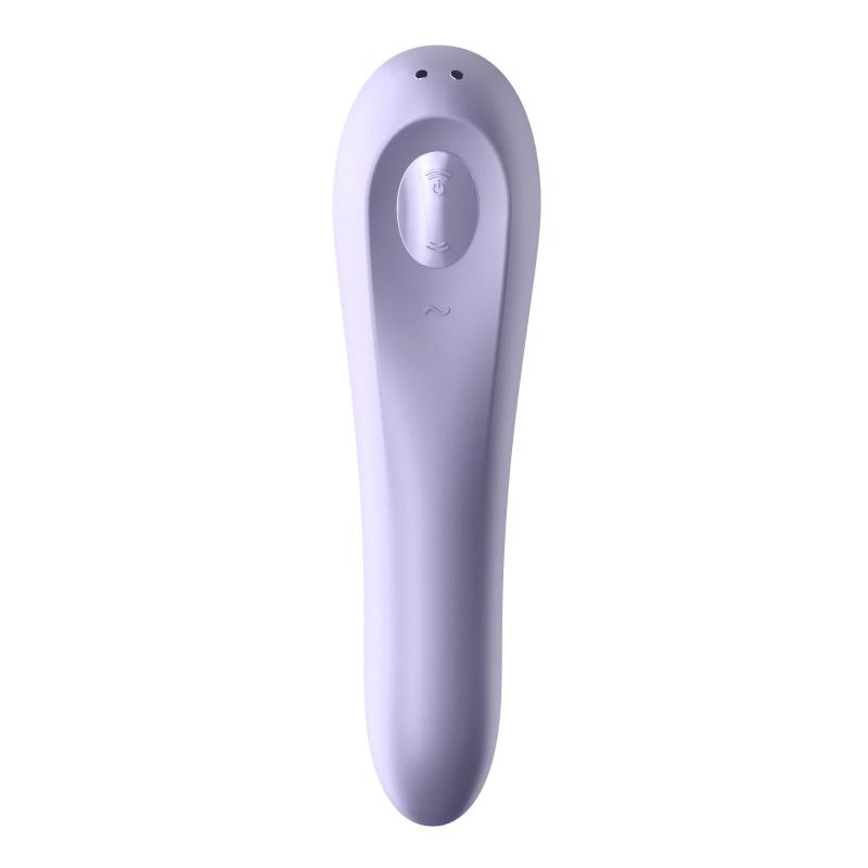 Dual Pleasure Sucking Vibrator - Mauve - UABDSM