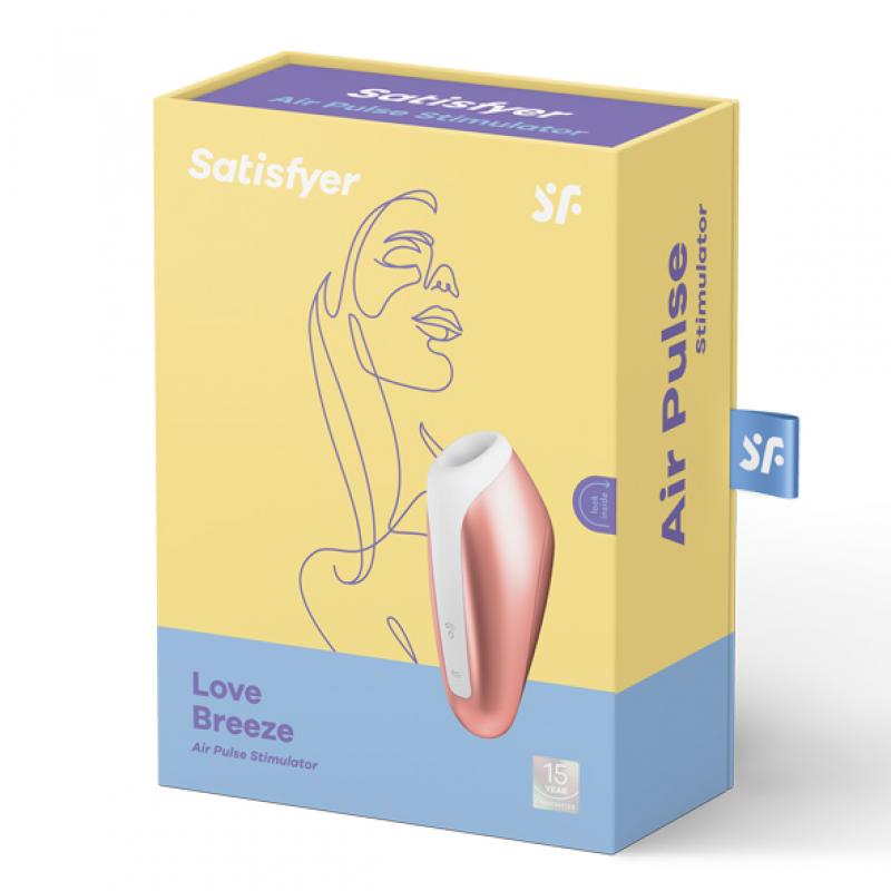 Satisfyer Love Breeze Sucking Vibrator - Copper - UABDSM