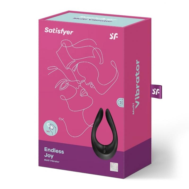 Satisfyer Endless Joy Multi Vibrator - Black - UABDSM