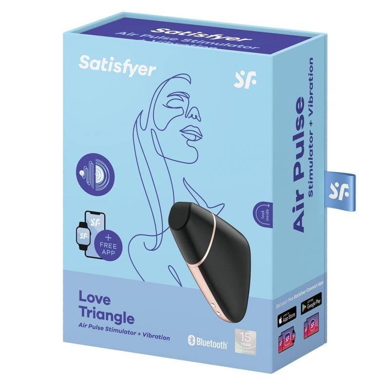 Satisfyer Love Triangle Sucking Vibrator - UABDSM