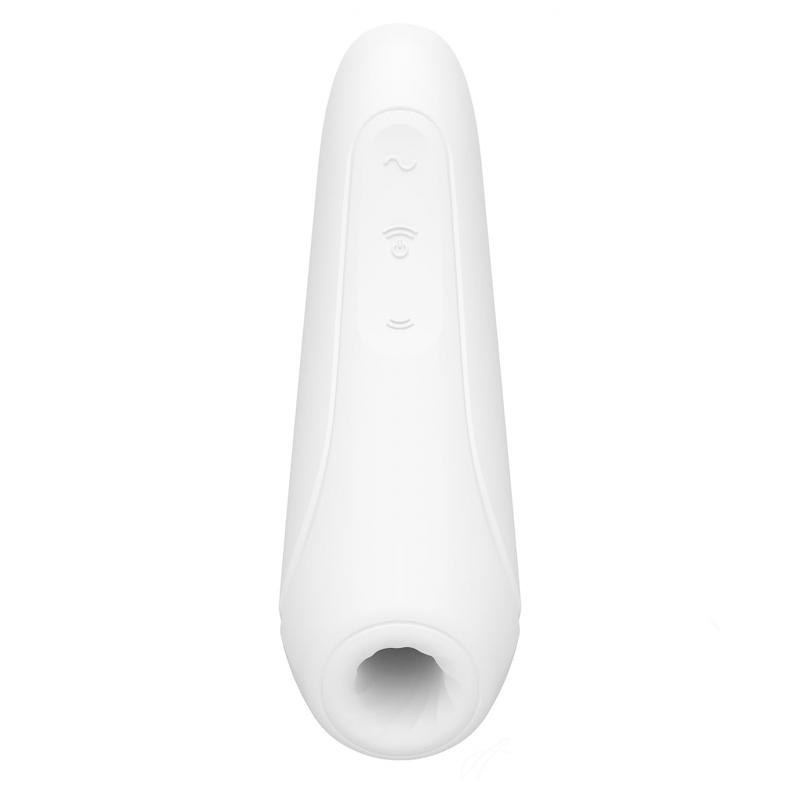 Satisfyer Curvy 1 Sucking Vibrator - White - UABDSM