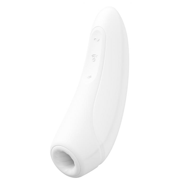 Satisfyer Curvy 1 Sucking Vibrator - White - UABDSM