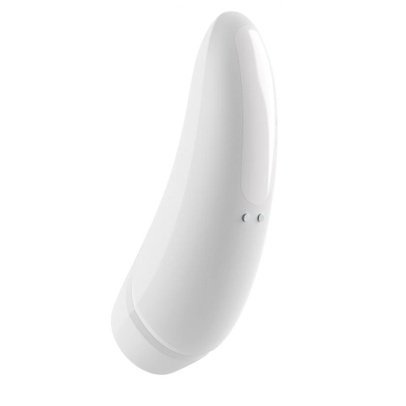 Satisfyer Curvy 1 Sucking Vibrator - White - UABDSM