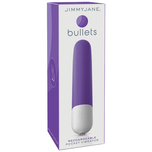 Jimmyjane Rechargeable Pocket Bullet-Purple - UABDSM