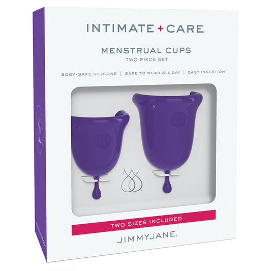 Jimmyjane Intimate Care Menstrual Cups-Purple - UABDSM