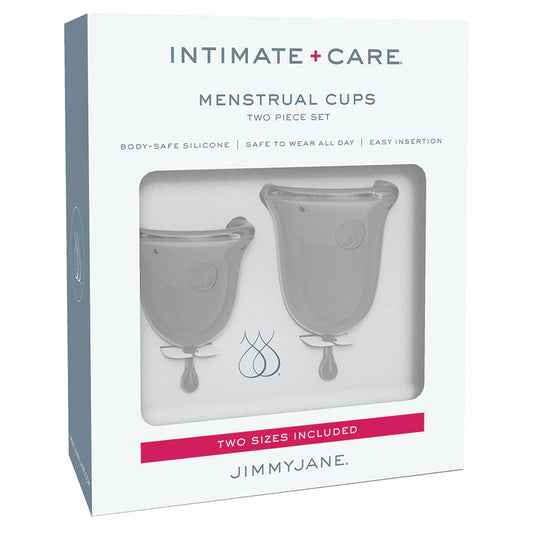 Jimmyjane Intimate Care Menstrual Cups-Clear - UABDSM