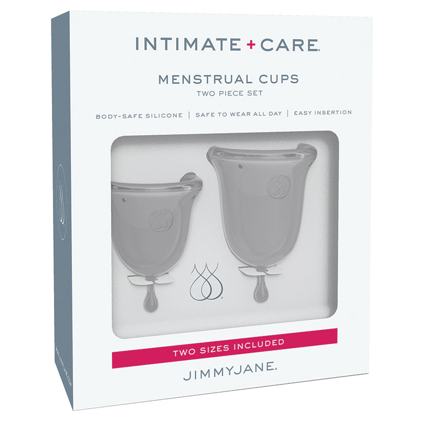 Jimmyjane Intimate Care Menstrual Cups-Clear - UABDSM