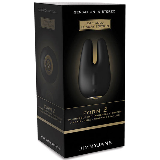 Jimmyjane Form 2 Luxury Edition-Black & Gold - UABDSM