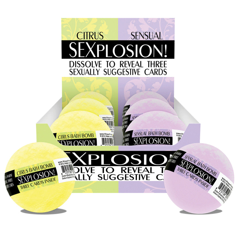 Sexplosions! Bath Bomb Display of 6 - UABDSM