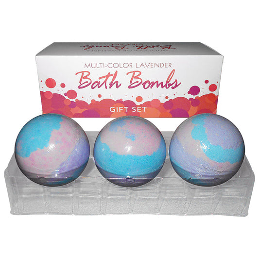 Multi-Color Lavender Bath Bombs - 3 Pack - UABDSM