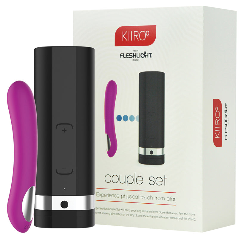 Kiiroo Onyx2 & Pearl2 Couple Set Purple - UABDSM