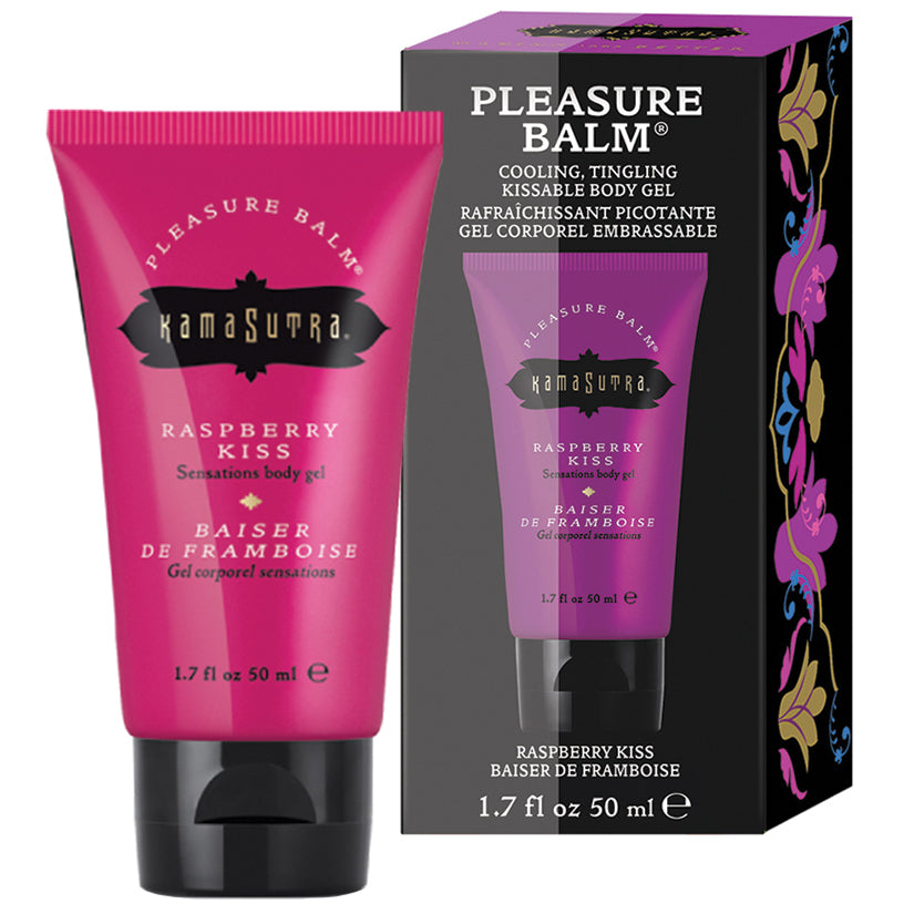 Pleasure Balm Sensations Body Gel  - Raspberry Kiss - 1.7 Fl. Oz - UABDSM