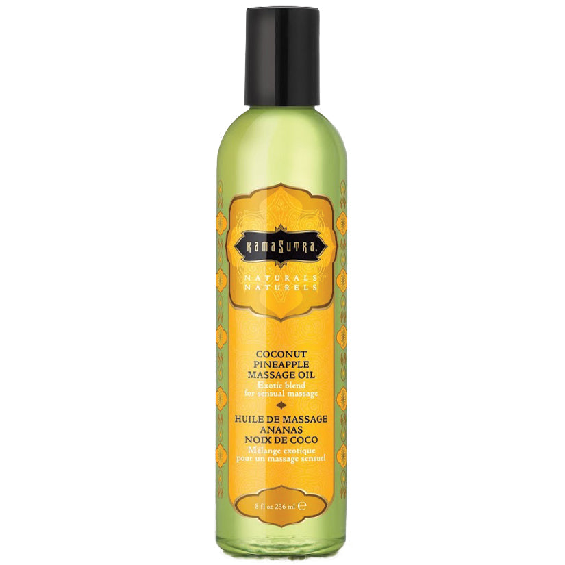 Naturals Massage Oil - Coconut Pineapple 8 Fl Oz - UABDSM