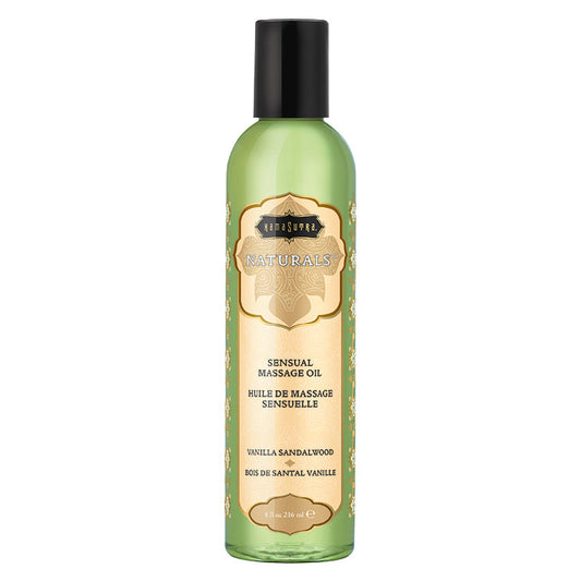 Naturals Massage Oil - Vanilla Sandalwood  8 Fl. Oz. - UABDSM