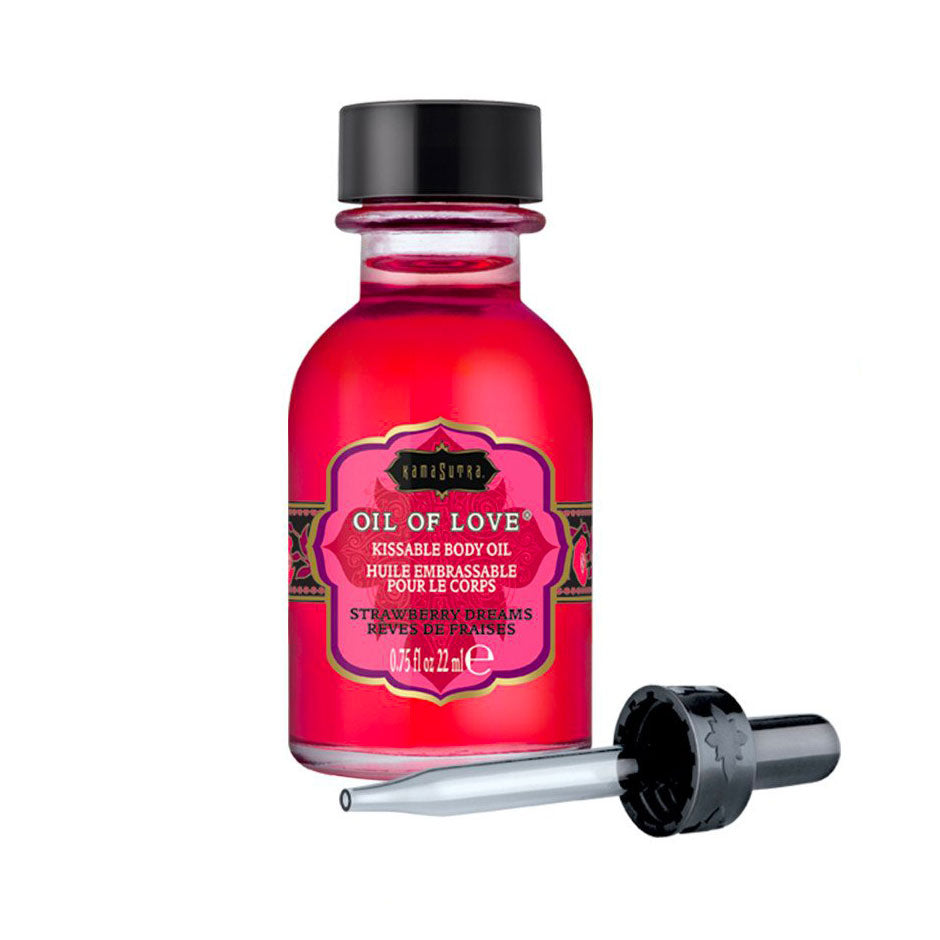 Kama Sutra Strawberry Dreams Oil Of Love Kissable Body Oil - UABDSM