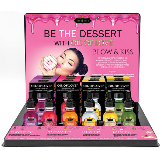 Kama Sutra Oil Of Love Display of 12 (6 Testers Included) - UABDSM
