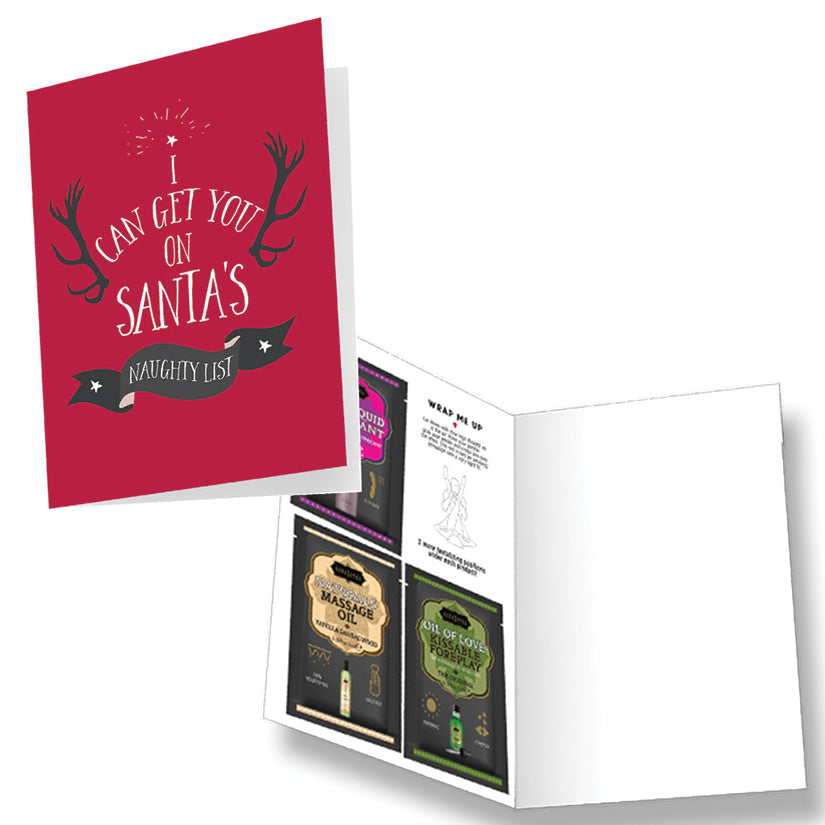 Kama Sutra Naughty Notes Santa Naughty List Card - UABDSM