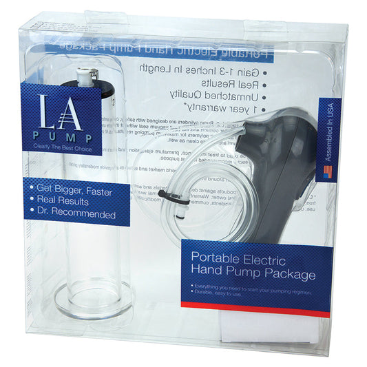 L.A. Pump Portable Electric Hand Pump Package 1.75 x 9 - UABDSM