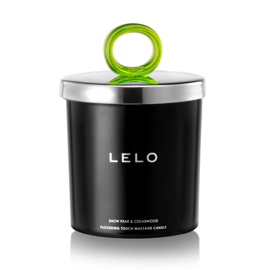Lelo Snow Pear And Cedarwood Flickering Touch Massage Candle - UABDSM