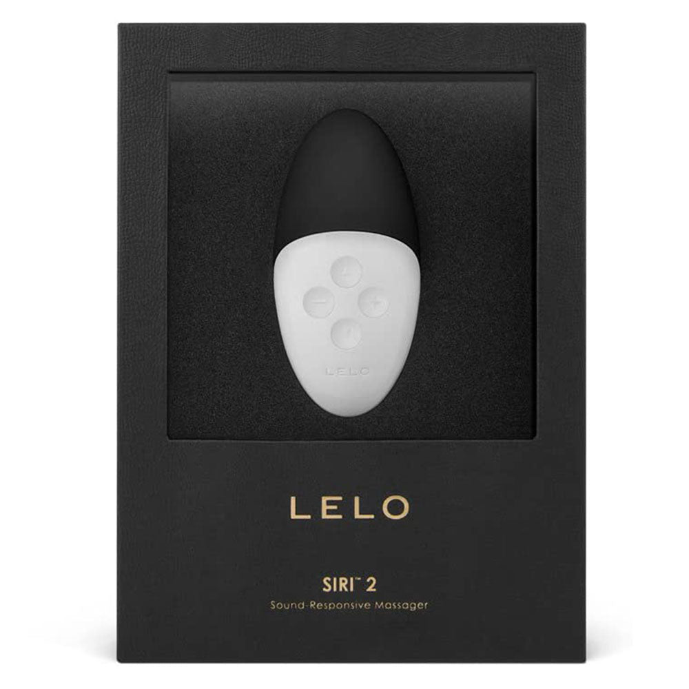 Lelo SIRI Version 2 Black Luxury Rechargeable Massager - UABDSM