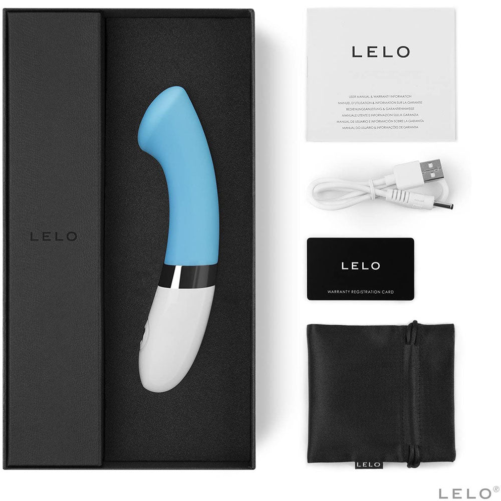 Lelo Gigi 2 Turquoise Blue G Spot Vibrator - UABDSM