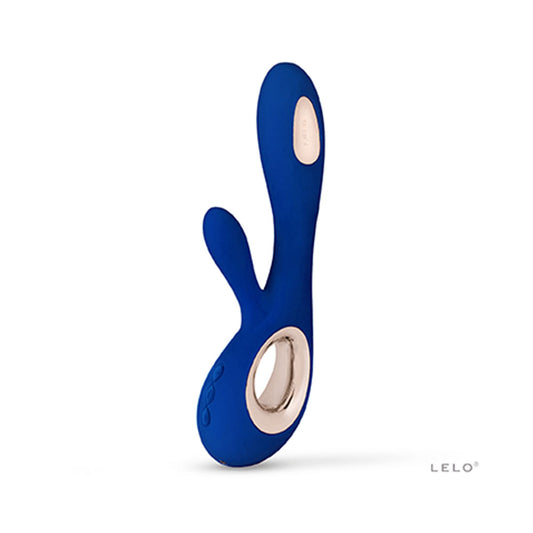 Lelo Soraya Wave Midnight Blue Dual Rechargeable Vibrator - UABDSM