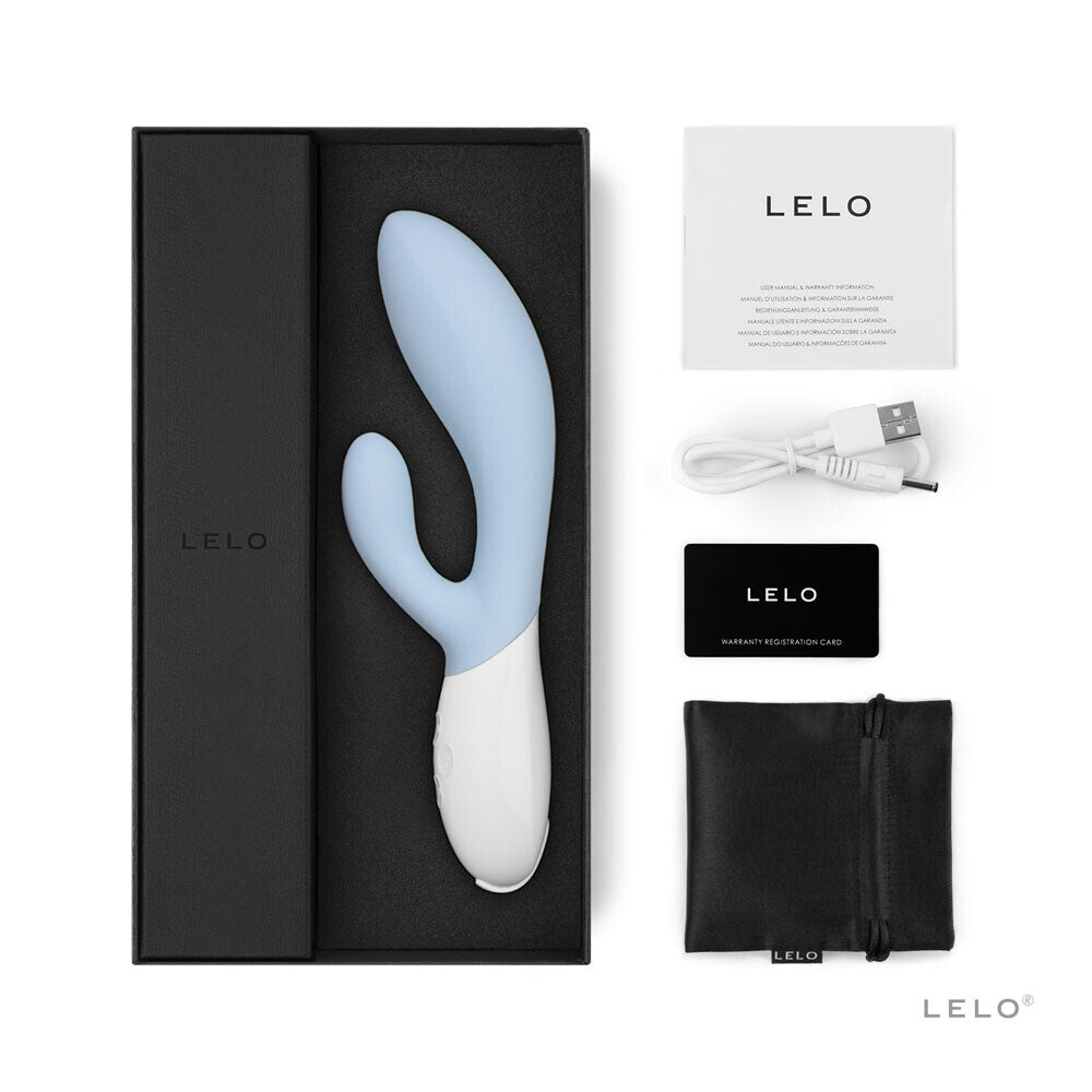 Lelo Ina 3 Dual Action Massager Seafoam - UABDSM