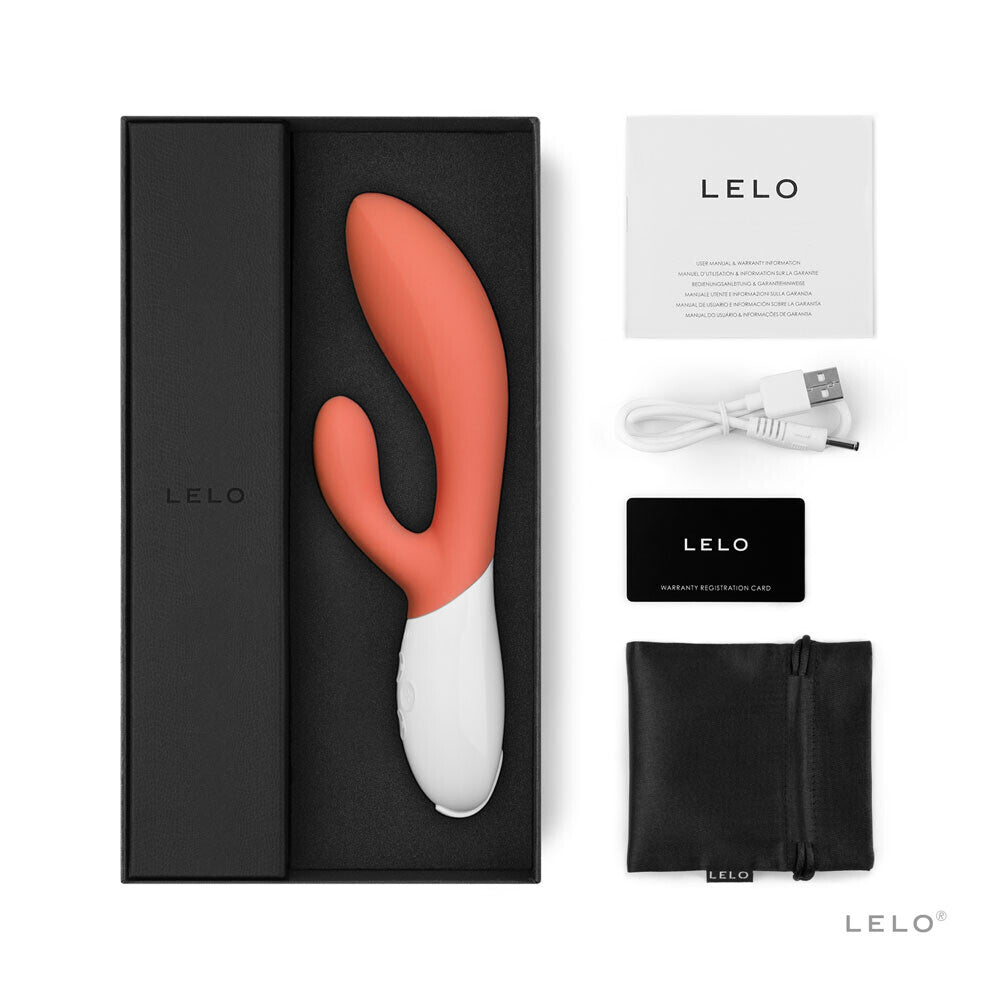 Lelo Ina 3 Dual Action Massager Coral - UABDSM