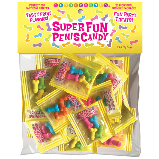 Super Fun Penis Candy 25 Individual Fun-Size Packages - UABDSM