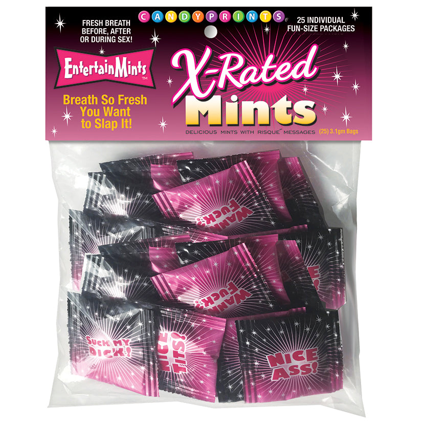 X-Rated Mints - 25 Individual Fun Size Packages - UABDSM