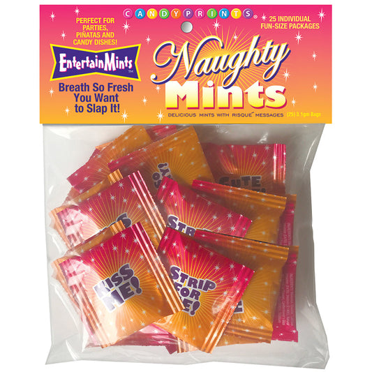 Naughty Mints - 25 Individual Fun Size  Packages - UABDSM