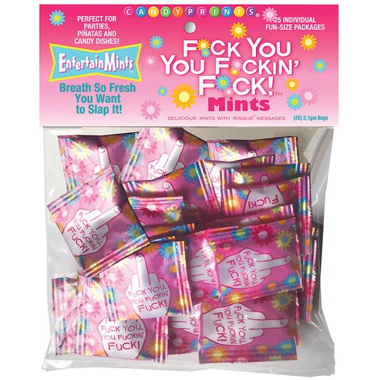 F*Ck You You F*Ckin F*Ck Mints! 25 Individual Fun Size Packages - UABDSM