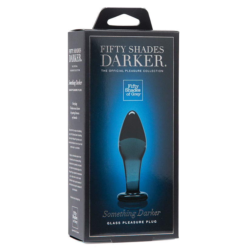 Fifty Shades Darker Something Darker Glass Pleasure Plug 4.2 - UABDSM