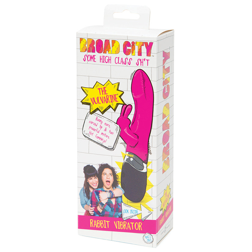 Broad City The Vulvarine Silicone Rabbit Vibrator - UABDSM