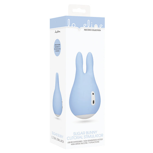 Loveline Sugar Bunny Clitoral Stimulator-Blue - UABDSM