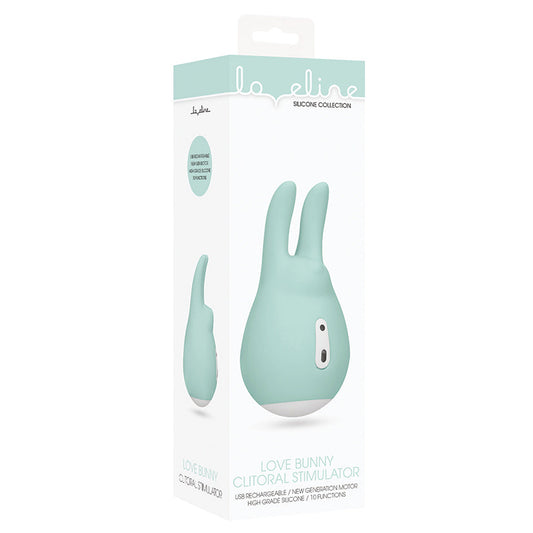 Loveline Love Bunny Clitoral Stimulator-Green - UABDSM