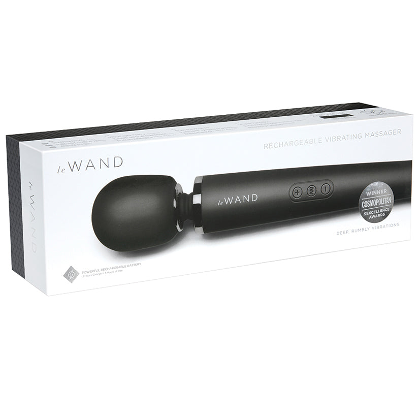 Le Wand Rechargeable Vibrating Massager-Black - UABDSM