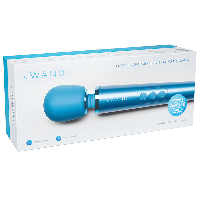 Le Wand Petite Vibrating Massager-Blue - UABDSM