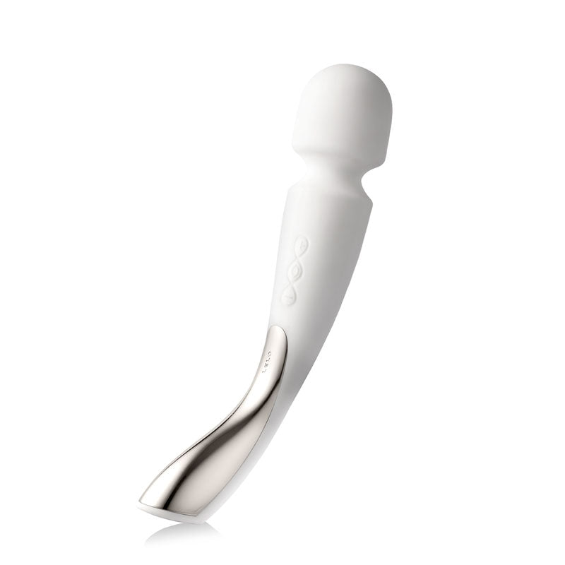 Lelo Smart Wand Medium Ivory Rechargeable Vibrator - UABDSM