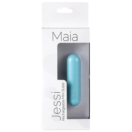 Maia Jessi Rechargeable Mini Bullet-Teal - UABDSM