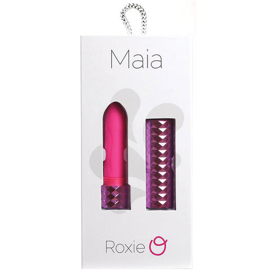 Maia Roxie Rechargeable Crystal Gems Lipstick-Neon Pink - UABDSM