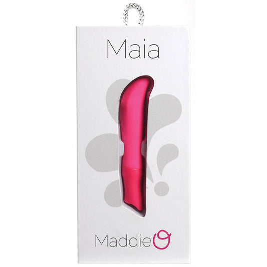 Maia Maddie Rechargeable Silicone Bullet-Neon Pink 4.5 - UABDSM