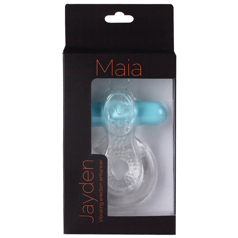 Maia Jayden Vibrating Erection Enhancer-Clear - UABDSM