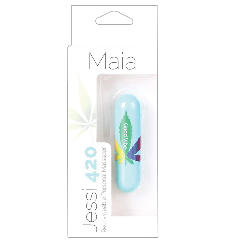 Maia Jessi 420 Rechargeable Mini Bullet-Blue - UABDSM