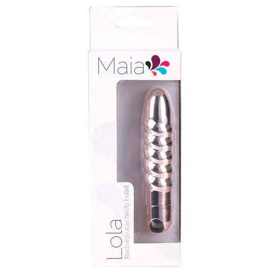 Maia Lola Rechargeable Bullet-Rose Gold - UABDSM