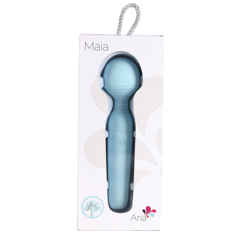 Maia Aria Bendable Vibrating Wand-Teal - UABDSM