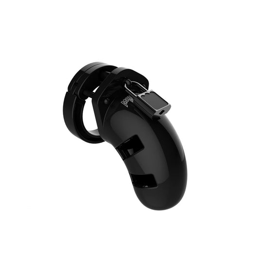 Man Cage 01 Male 3.5 Inch Black Chastity Cage - UABDSM